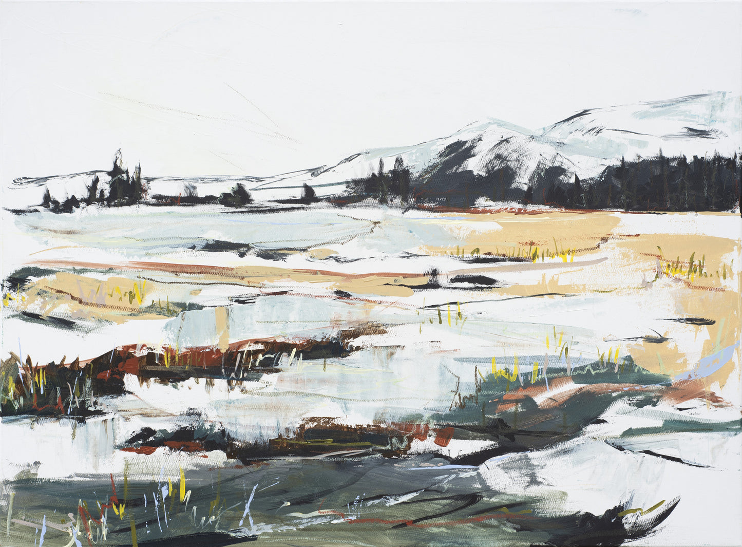 Print - Snowy Hills