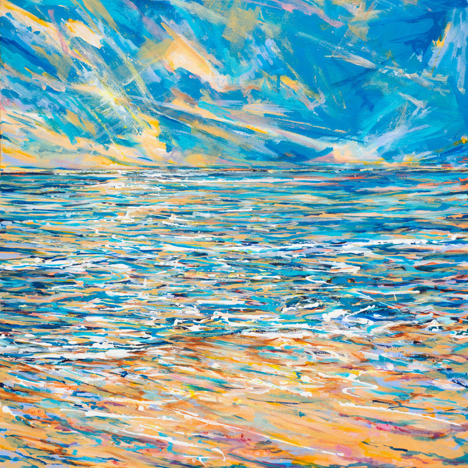 Greetings card - Summer sea
