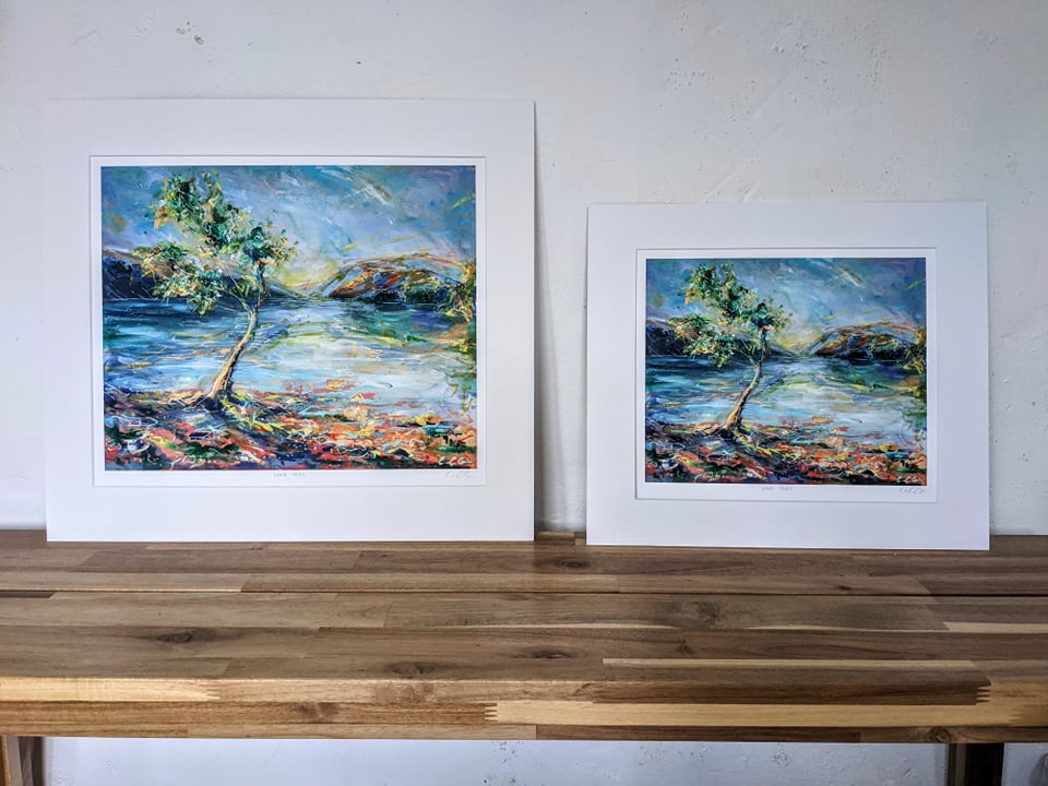 Print - Lone tree