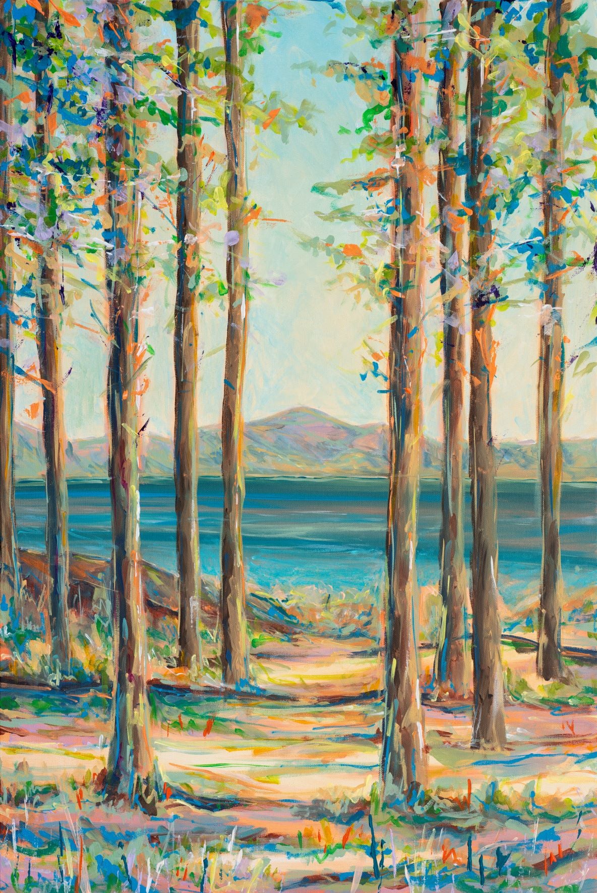 Print - Newborough forest (Anglesey)