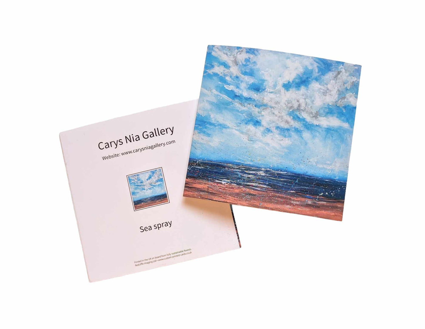 Greetings card - Sea spray