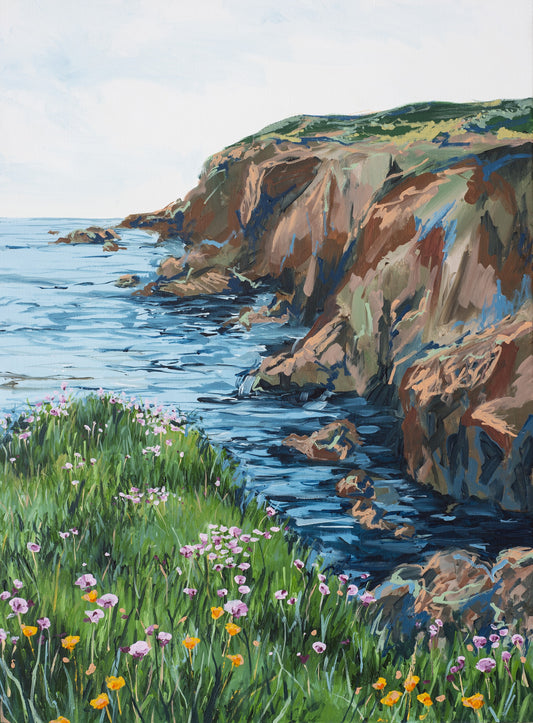 Print - Aberdaron Coastline