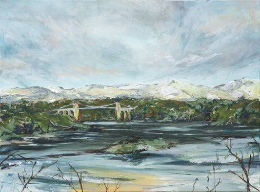 Print - Menai Bridge in Winter