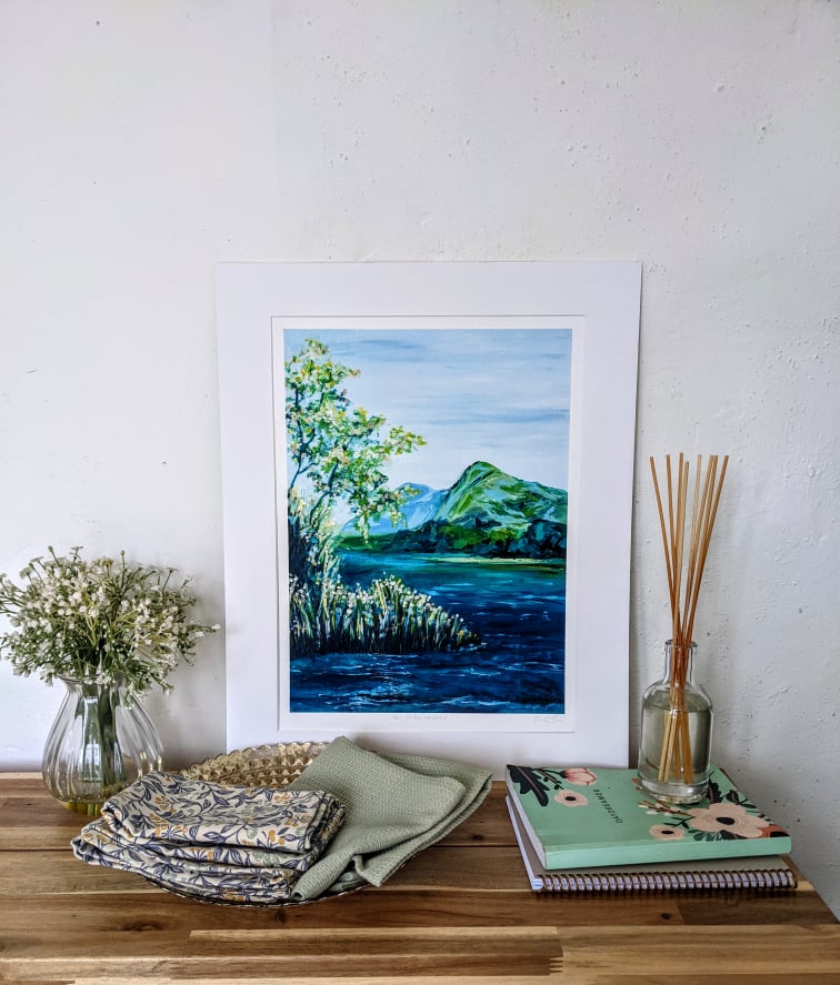 Print - On Llyn Padarn (Llanberis)